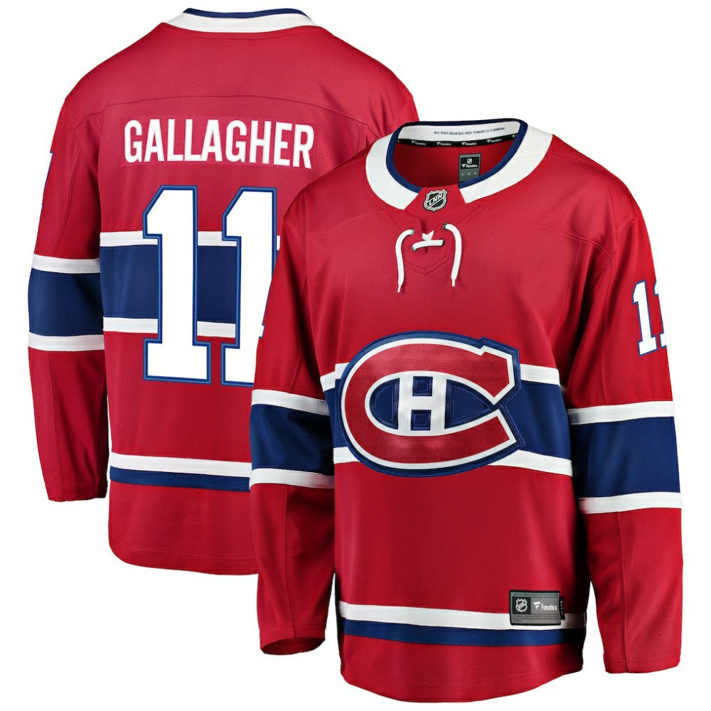 Brendan Gallagher Montreal Canadiens Fanatics Breakaway Player Jersey