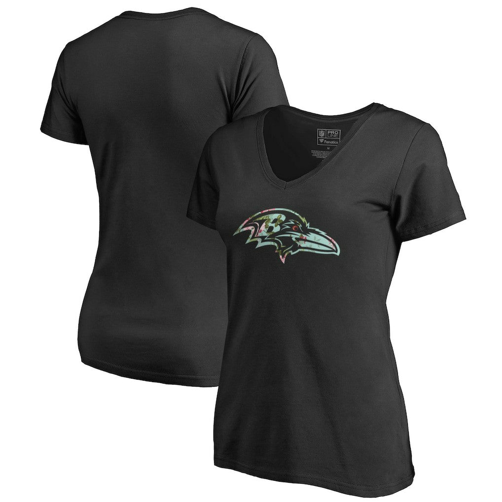 NFL Baltimore Ravens Women's Lovely V-Neck T-Shirt