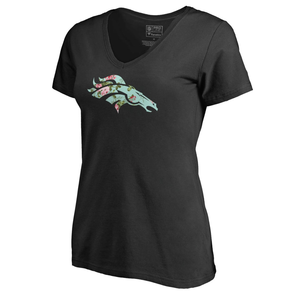 NFL Denver Broncos Women's Lovely V-Neck T-Shirt