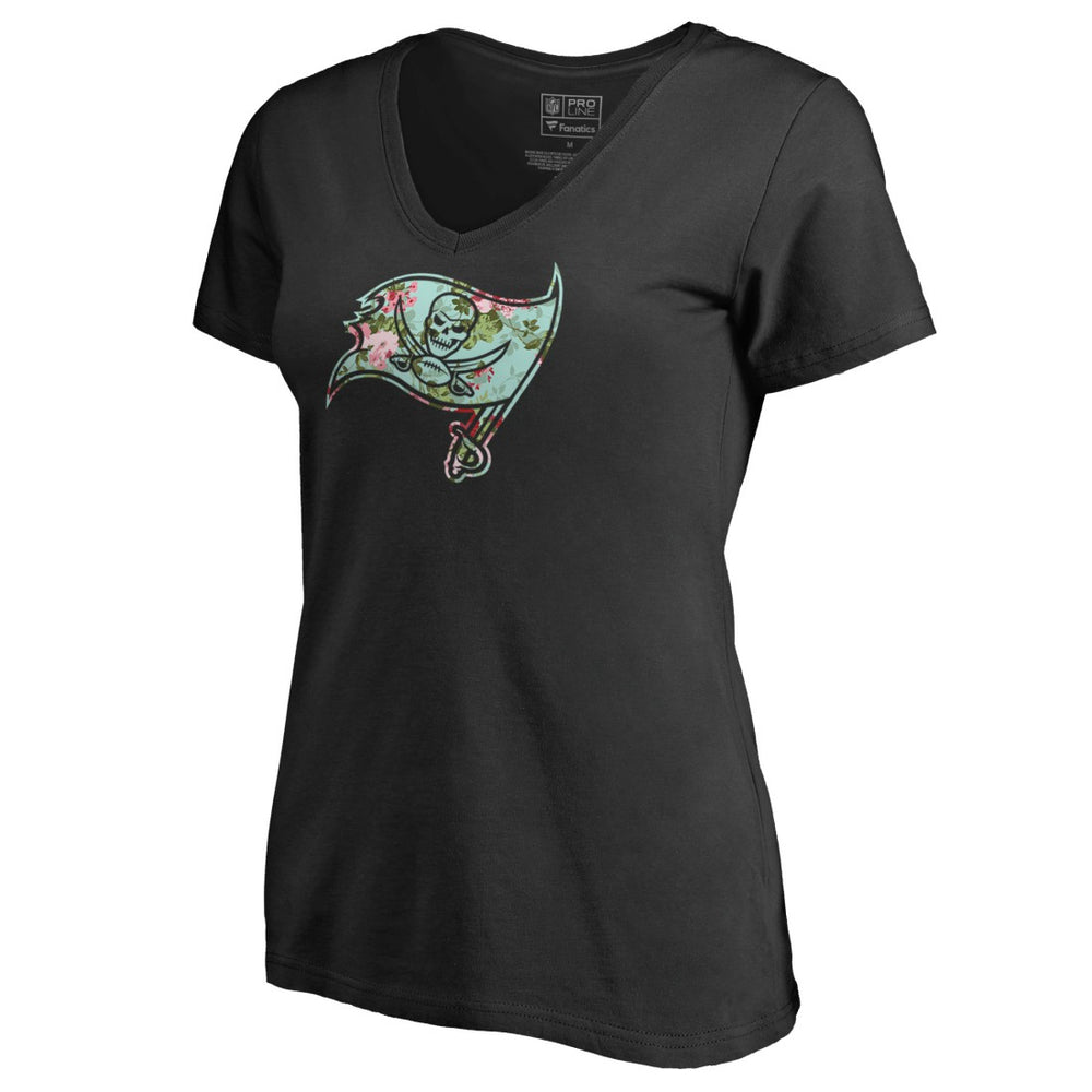 NFL Tampa Bay Buccaneers Women's Lovely V-Neck T-Shirt