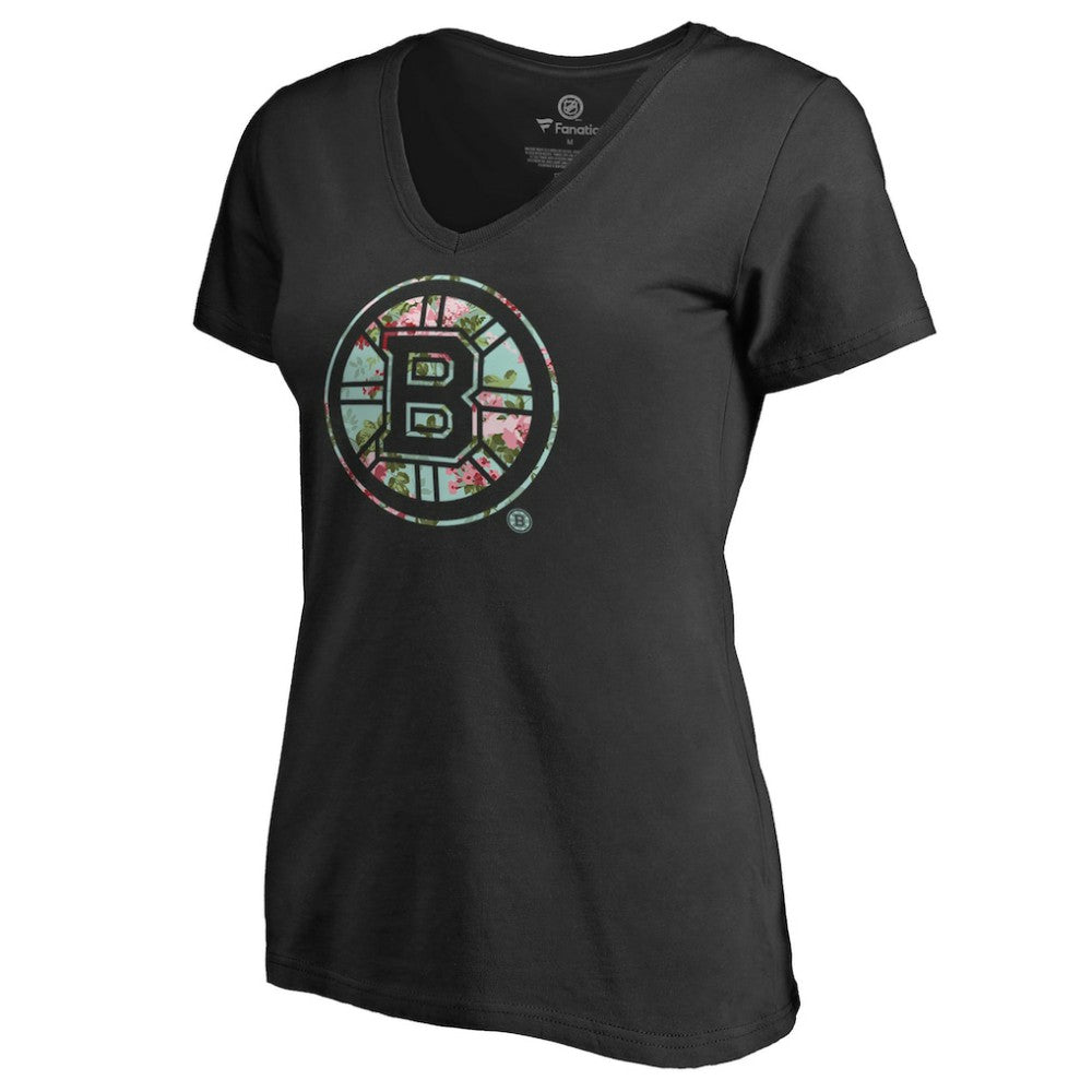 Boston Bruins Women's Lovely V-Neck T-Shirt