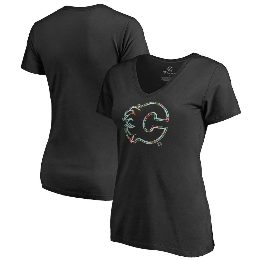 Calgary Flames Women's Lovely V-Neck T-Shirt