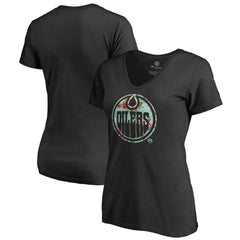 Edmonton Oilers Women's Lovely V-Neck T-Shirt