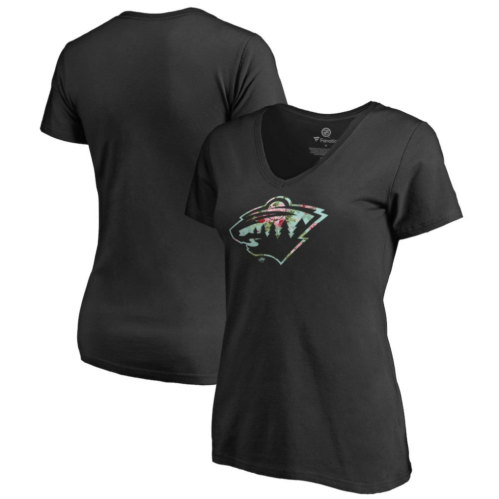 Minnesota Wild Women's Lovely V-Neck T-Shirt