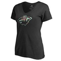 Minnesota Wild Women's Lovely V-Neck T-Shirt