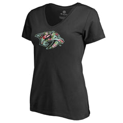 Nashville Predators Women's Lovely V-Neck T-Shirt