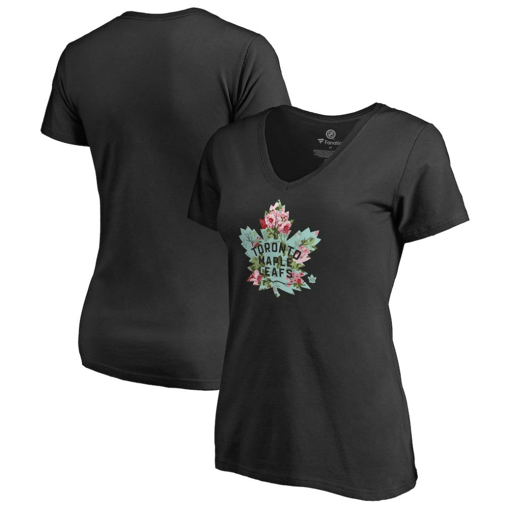 Toronto Maple Leafs Women's Lovely V-Neck T-Shirt