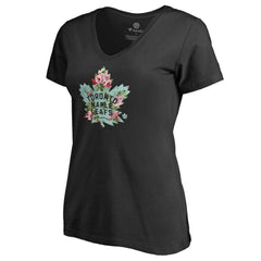 Toronto Maple Leafs Women's Lovely V-Neck T-Shirt