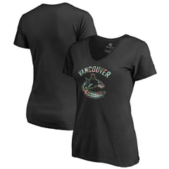 Vancouver Canucks Women's Lovely V-Neck T-Shirt