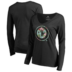 Winnipeg Jets Women's Lovely Long Sleeve V-Neck T-Shirt