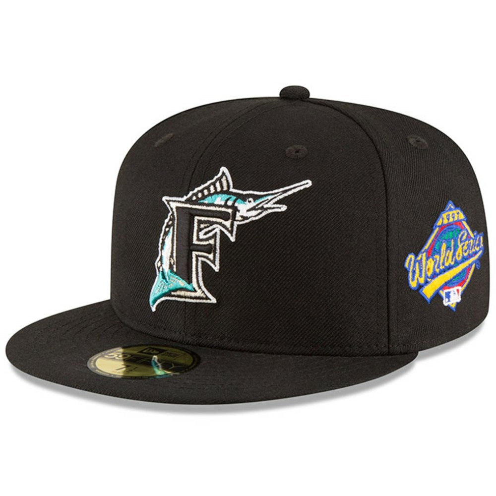 Florida Marlins 1997 World Series Wool 59FIFTY Fitted Hat - Black | New Era