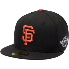 San Francisco Giants 2002 World Series Wool 59FIFTY Fitted Hat - Black | New Era