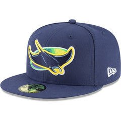 Tampa Bay Rays Alternate Authentic Collection On-Field 59FIFTY Fitted Hat - Navy | New Era