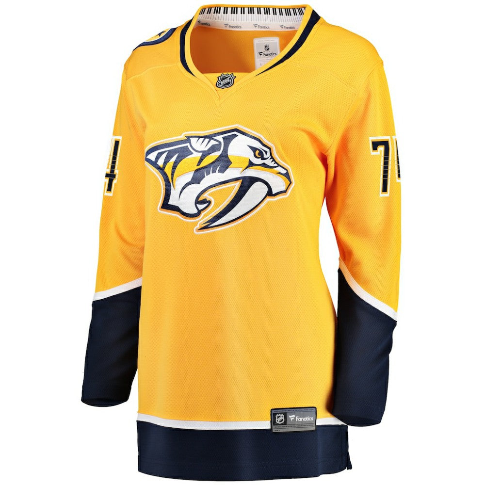 Juuse Saros Nashville Predators Fanatics Women's Breakaway Player Jersey