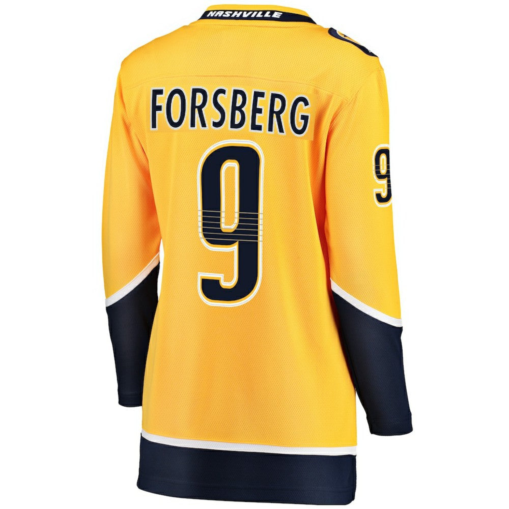 Filip Forsberg Nashville Predators Fanatics Women's Breakaway Player Jersey