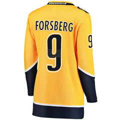 Filip Forsberg Nashville Predators Fanatics Women's Breakaway Player Jersey