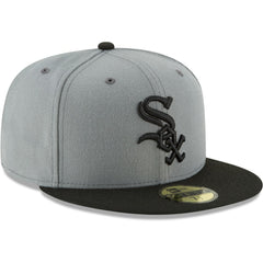 Chicago White Sox Two-Tone 59FIFTY Fitted Hat - Gray/Black | New Era
