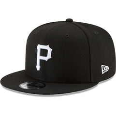 Pittsburgh Pirates Black & White 9FIFTY Snapback Hat - Black | New Era