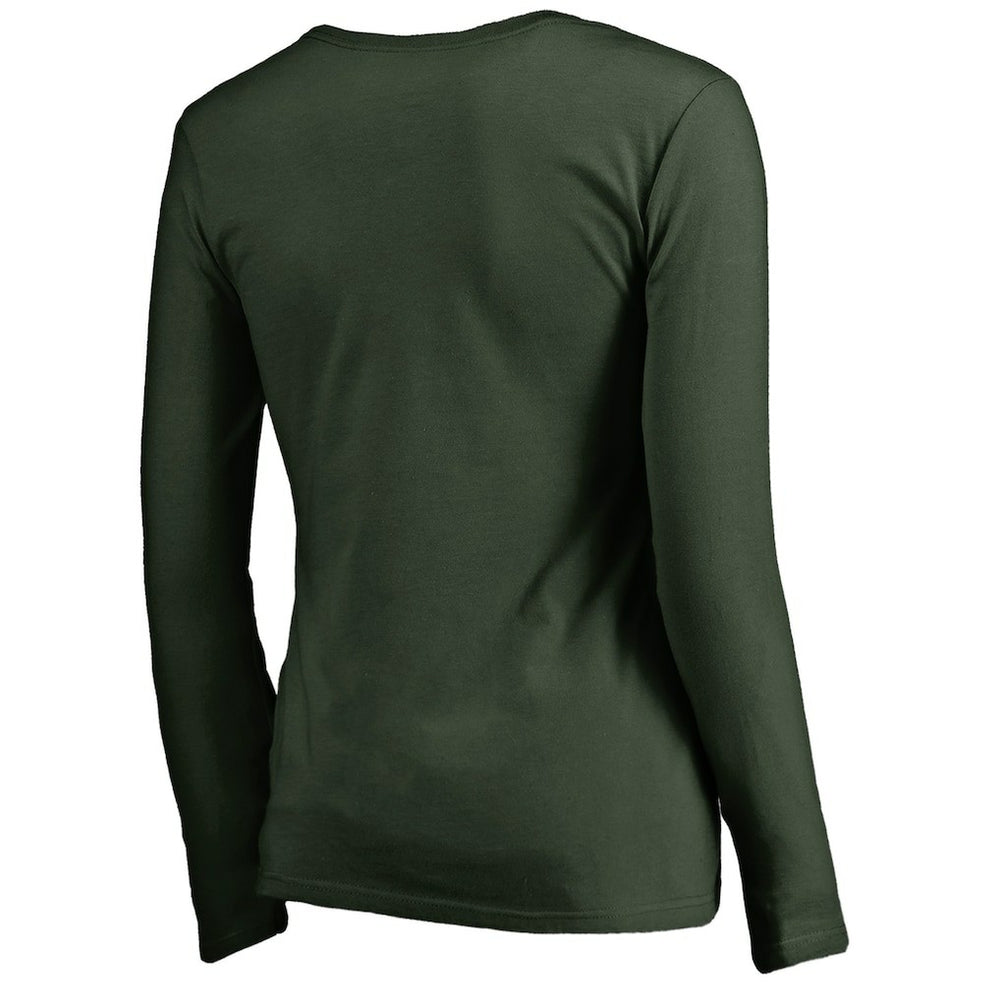 NFL Green Bay Packers Women's Graceful Long Sleeve V-Neck T-Shirt