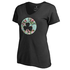 Boston Celtics Lovely V-Neck T-Shirt - Black cheap