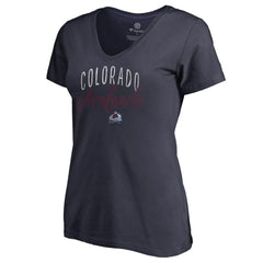 Colorado Avalanche Women's Graceful V-Neck T-Shirt