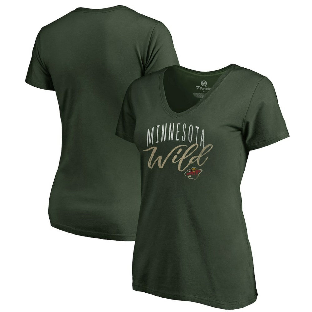 Minnesota Wild Women's Graceful V-Neck T-Shirt