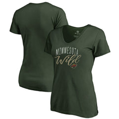 Minnesota Wild Women's Graceful V-Neck T-Shirt