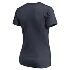 Houston Astros Women's We Are Icon V-Neck T-Shirt - Navy