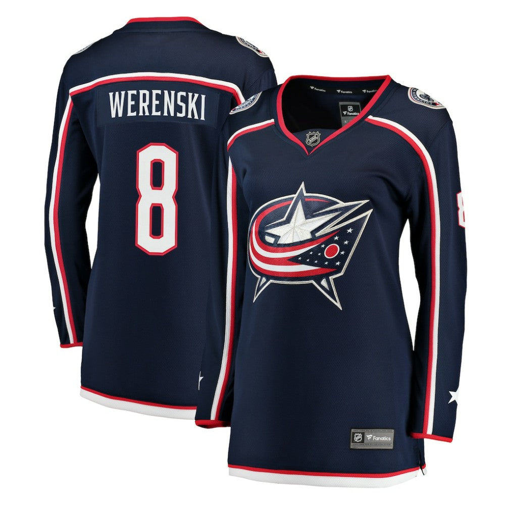 Zach Werenski Columbus Blue Jackets Fanatics Women's Breakaway Jersey