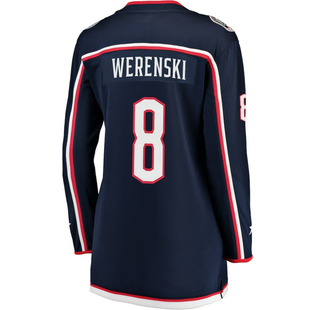 Zach Werenski Columbus Blue Jackets Fanatics Women's Breakaway Jersey