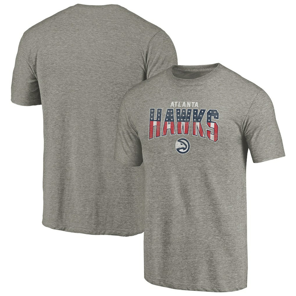 Atlanta Hawks Freedom Tri-Blend T-Shirt - Gray discount