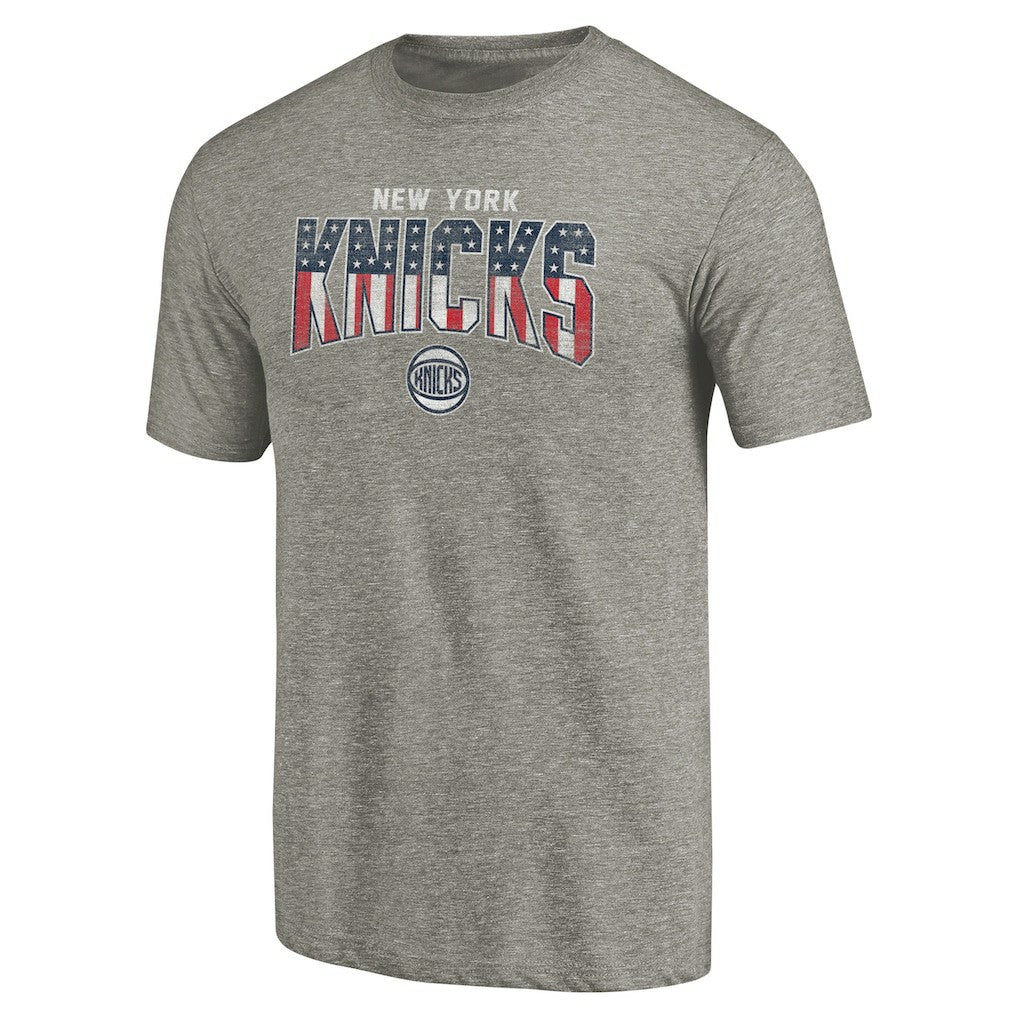 New York Knicks Freedom Tri-Blend T-Shirt - Gray outlet