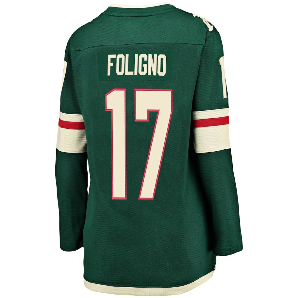 Marcus Foligno Minnesota Wild Fanatics Women's Breakaway Player Jersey