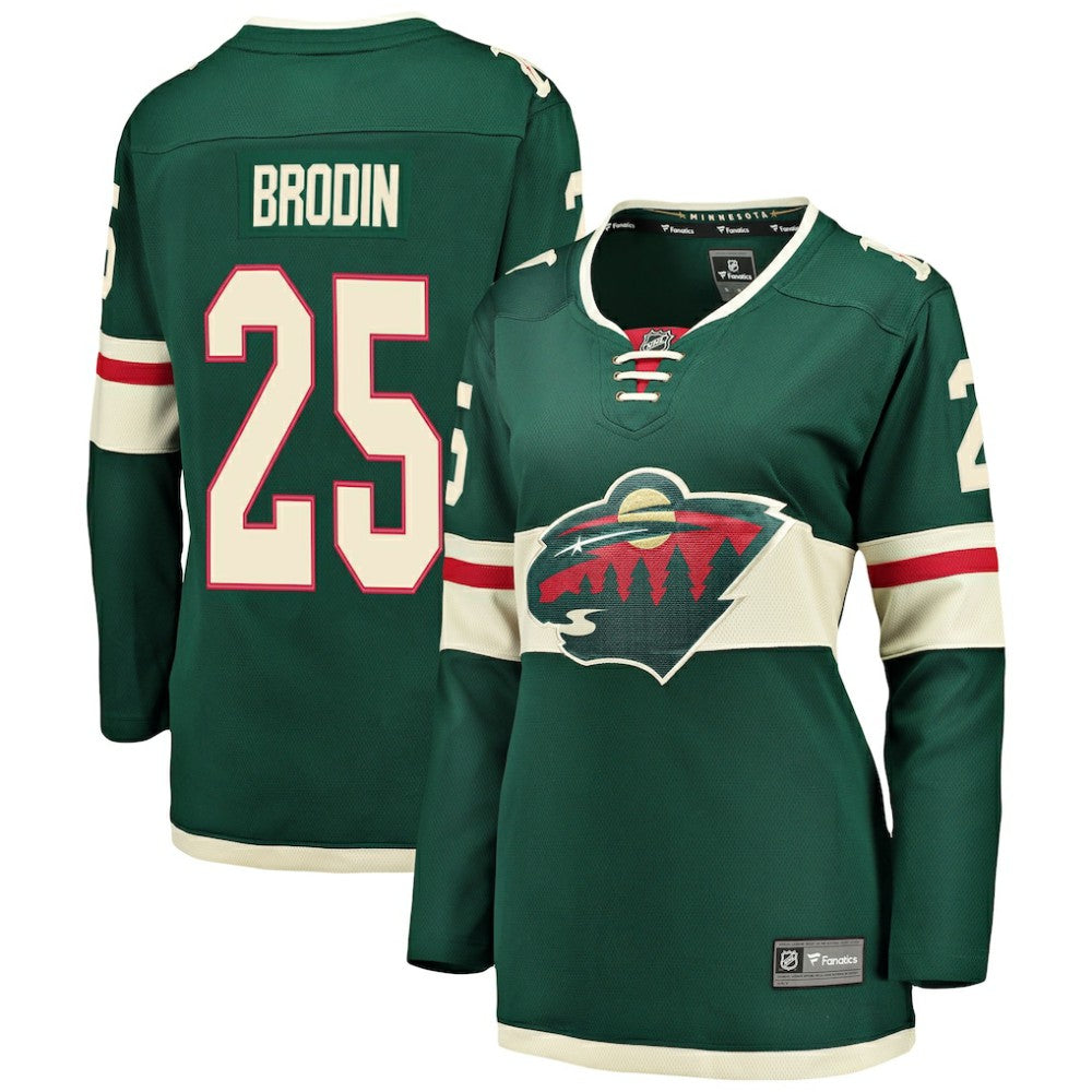 Jonas Brodin Minnesota Wild Fanatics Women's Breakaway Player Jersey