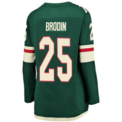 Jonas Brodin Minnesota Wild Fanatics Women's Breakaway Player Jersey