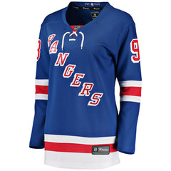 Mika Zibanejad New York Rangers Fanatics Women's Breakaway Player Jersey