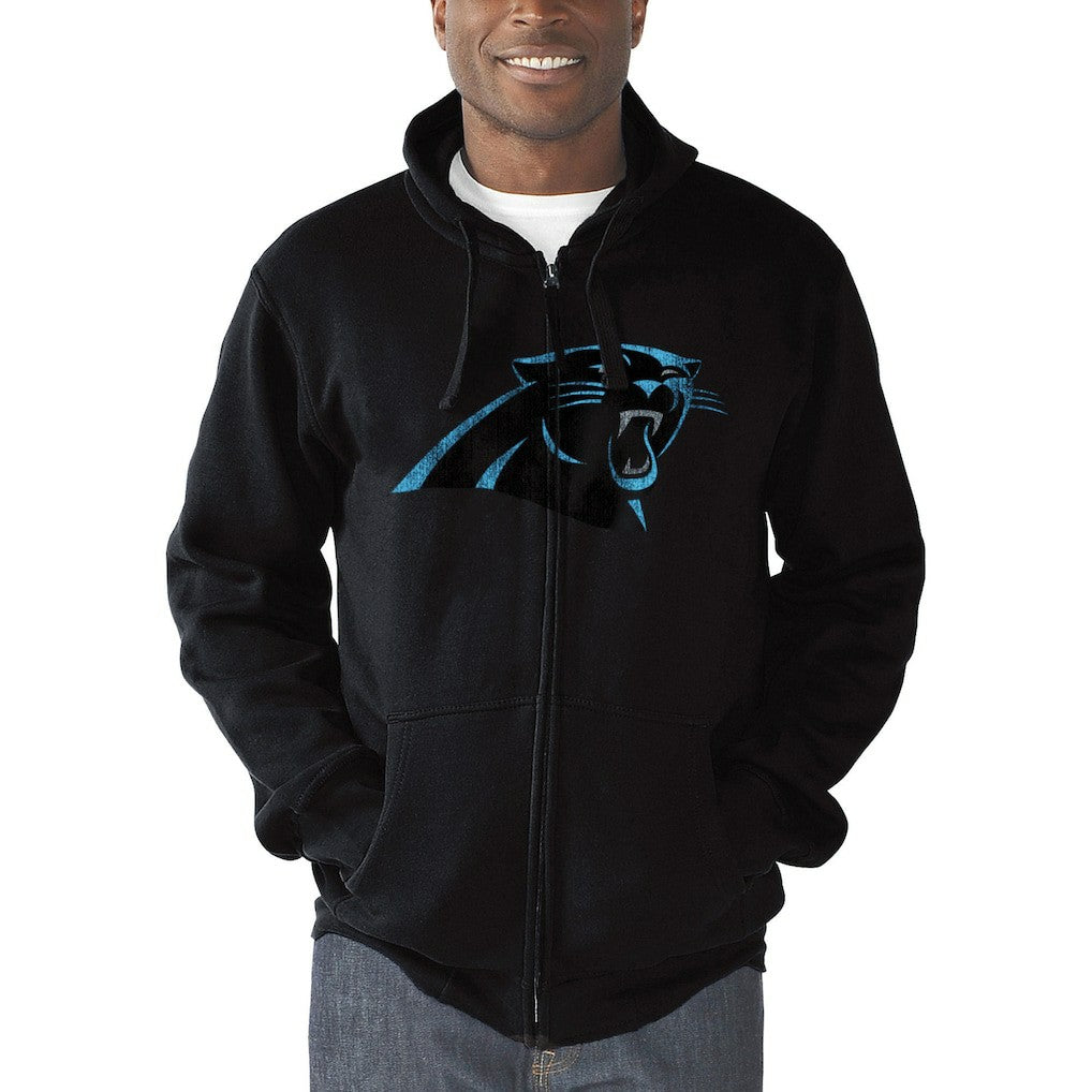 NFL Carolina Panthers G-III Sports by Carl Banks Primary Logo Full-Zip Hoodie