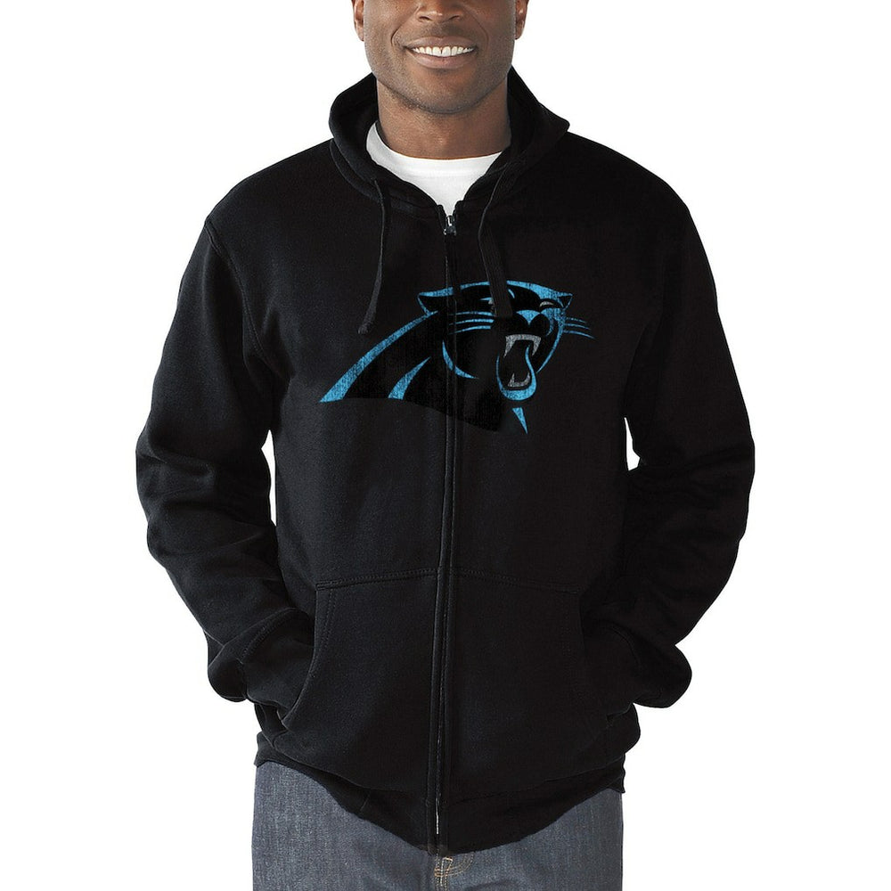 NFL Carolina Panthers G-III Sports by Carl Banks Primary Logo Full-Zip Hoodie