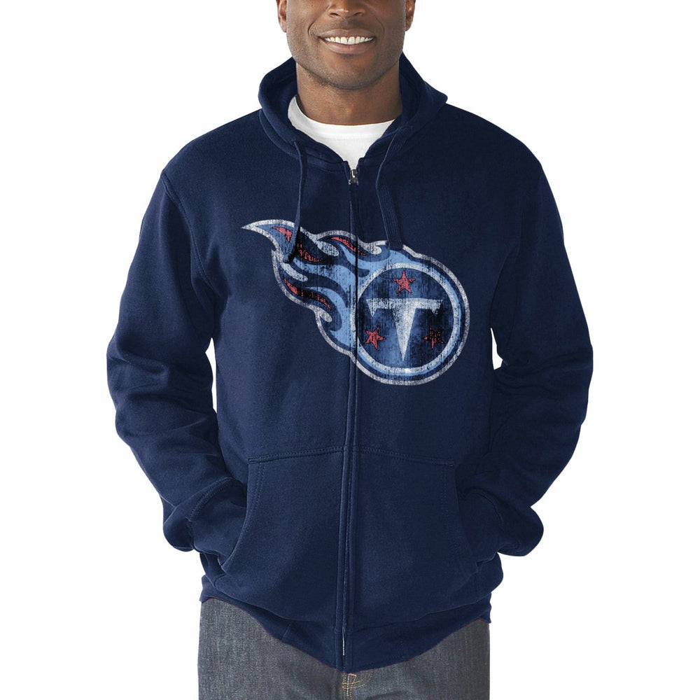 NFL Tennessee Titans G-III Sports by Carl Banks Primary Logo Full-Zip Hoodie