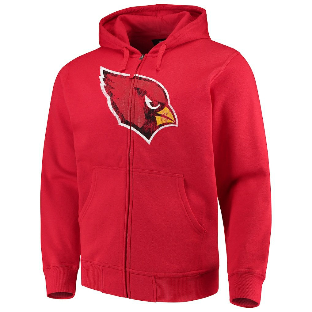 NFL Arizona Cardinals G-III Sports by Carl Banks Primary Logo Full-Zip Hoodie