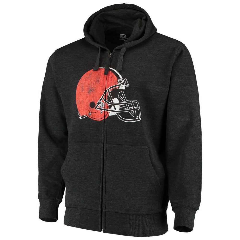 NFL Cleveland Browns G-III Sports by Carl Banks Primary Logo Full-Zip Hoodie