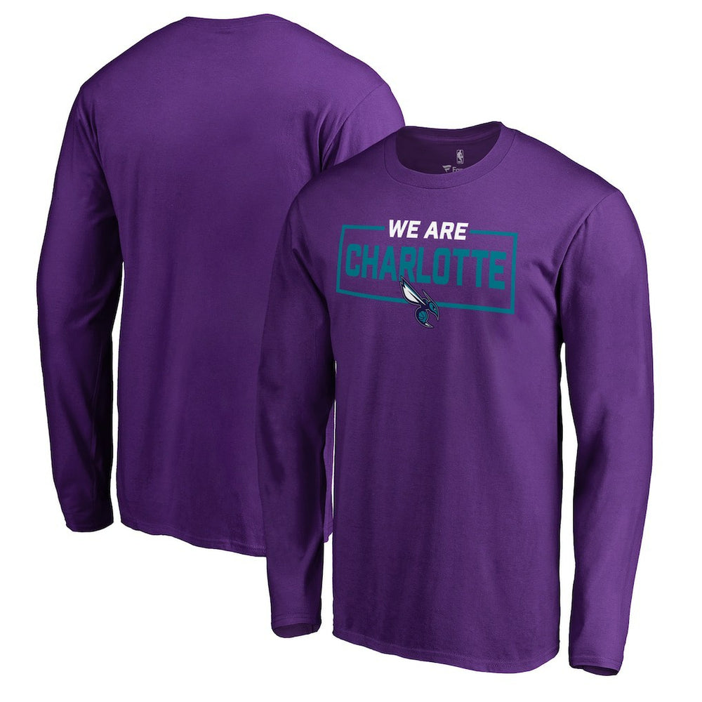Charlotte Hornets We Are Iconic Collection Long Sleeve T-Shirt - Purple discount