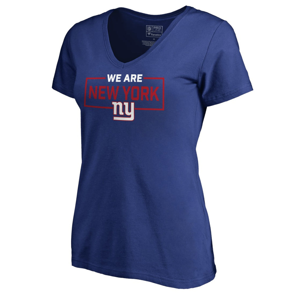 NFL New York Giants Women's We Are Icon V-Neck T-Shirt