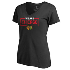 Chicago Blackhawks Women's Iconic Collection V-Neck T-Shirt