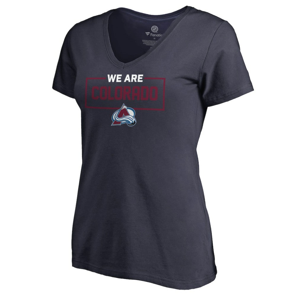Colorado Avalanche Women's Iconic Collection V-Neck T-Shirt