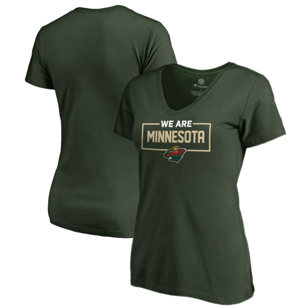 Minnesota Wild Women's Iconic Collection V-Neck T-Shirt