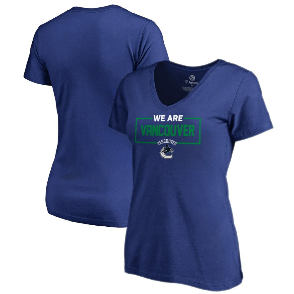 Vancouver Canucks Women's Iconic Collection V-Neck T-Shirt