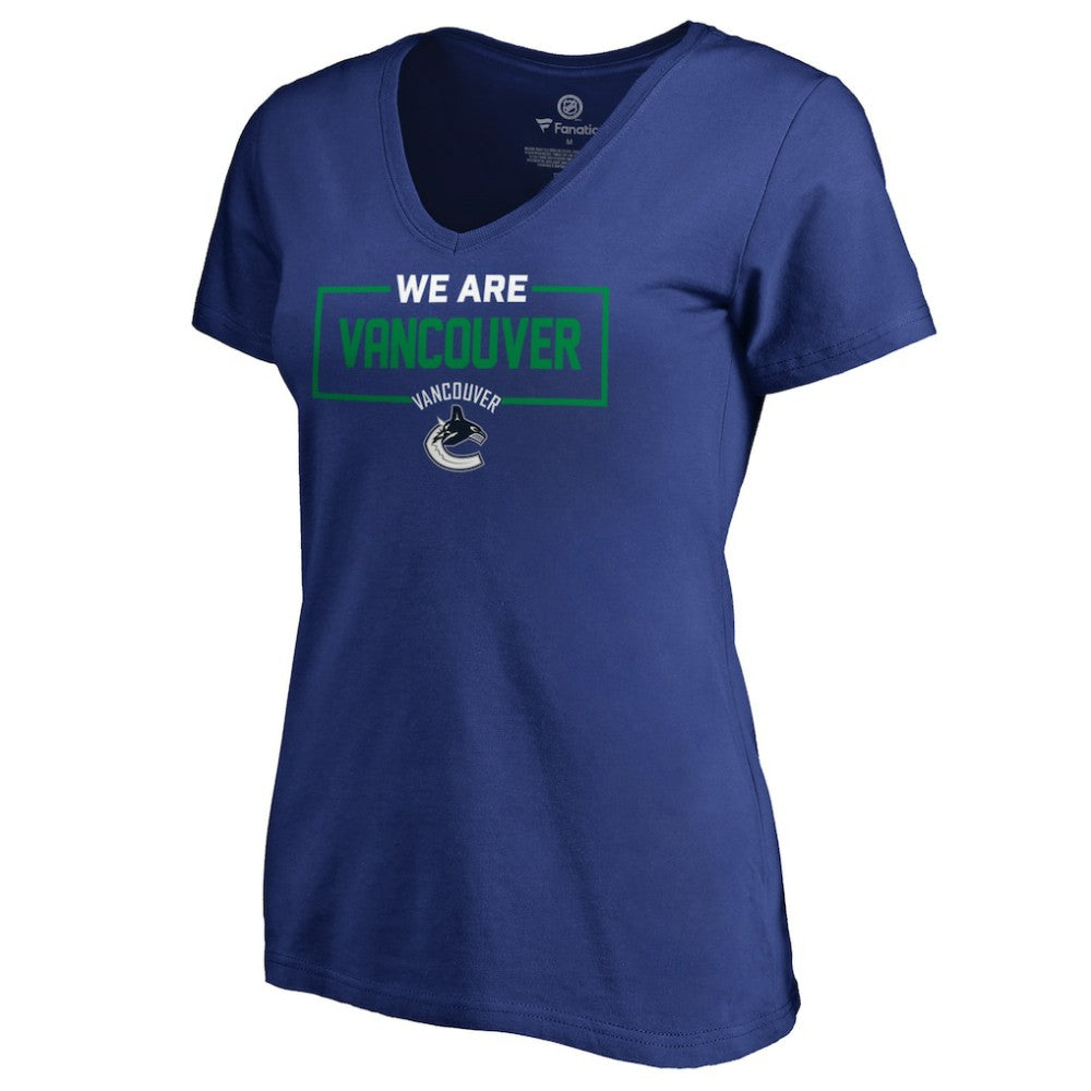 Vancouver Canucks Women's Iconic Collection V-Neck T-Shirt
