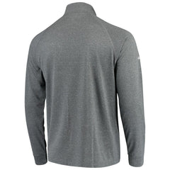 Pittsburgh Pirates Stitches Team Raglan Quarter-Zip Pullover Jacket - Heathered Charcoal