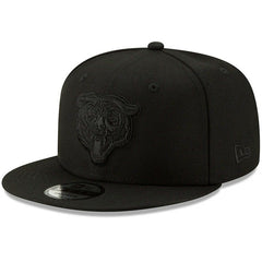 NFL Chicago Bears Black On Black 9FIFTY Adjustable Hat